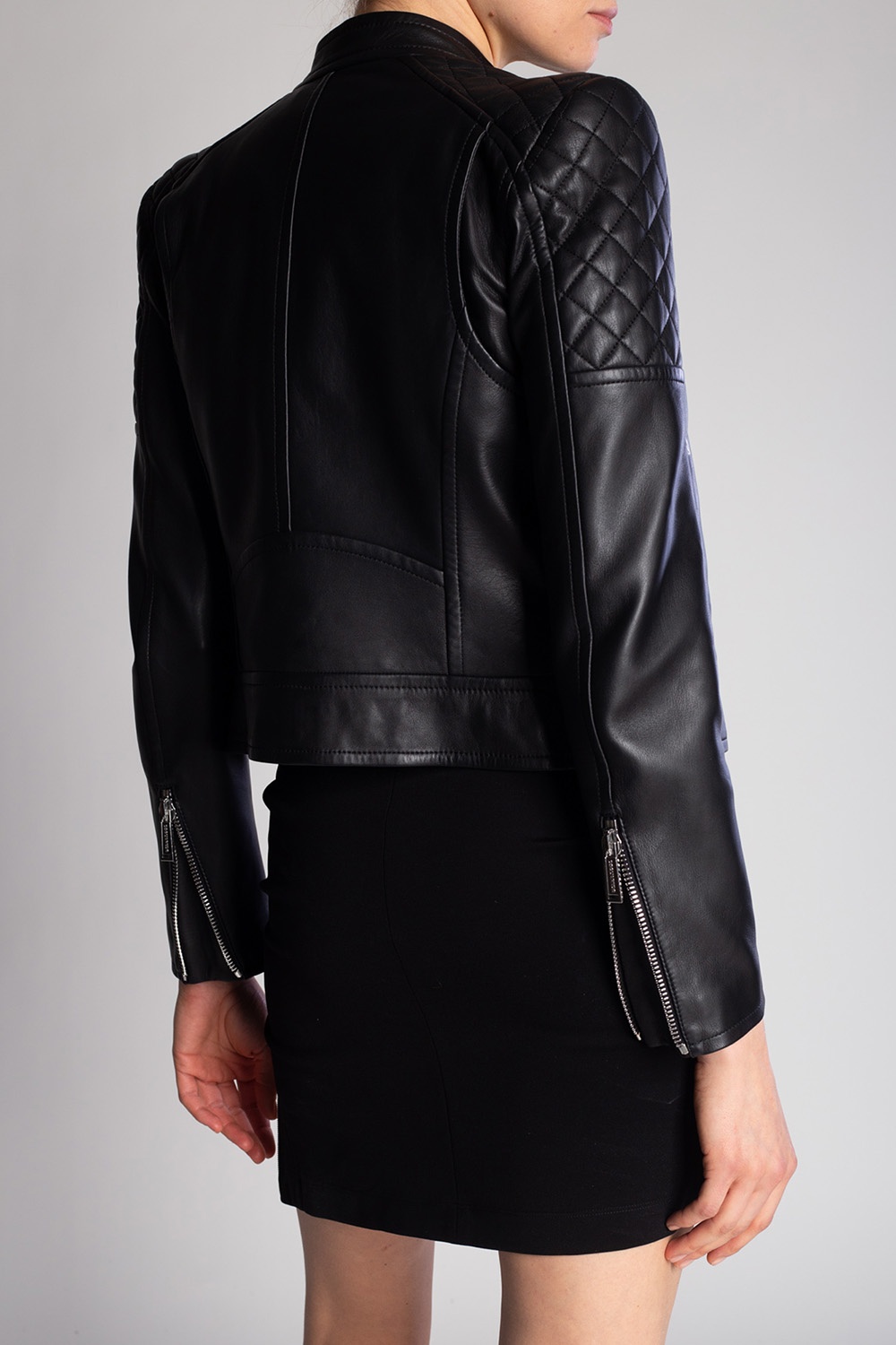 Nysa leather biker on sale jacket